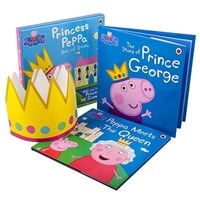 Princess Peppa Pig: 2 Book Slipcase with Crown (Paperback)
