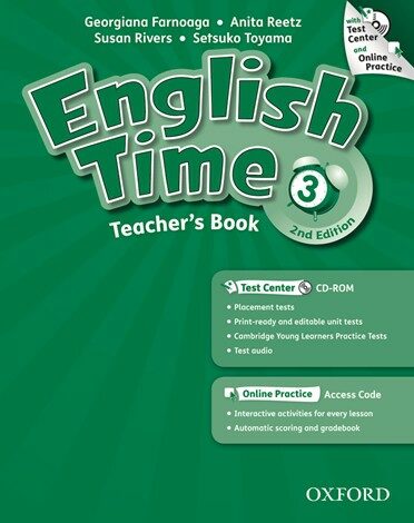 [중고] English Time: 3: Teachers Book with Test Center and Online Practice ( Paperback + CD + Online Access Code , 2nd Edition)