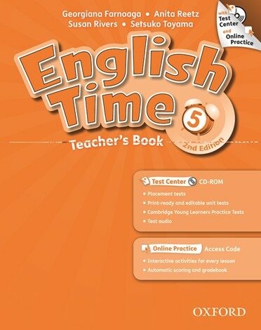 [중고] English Time: 5: Teachers Book with Test Center and Online Practice (Paperback + CD + Online Access Code, 2nd Edition)