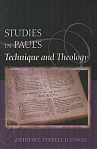 Studies in Pauls Technique and Theology (Paperback)