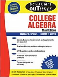 [중고] Schaums Outline Of College Algebra (Paperback, 3rd)