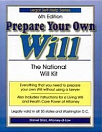 Prepare Your Own Will Kit (Paperback, 6th)