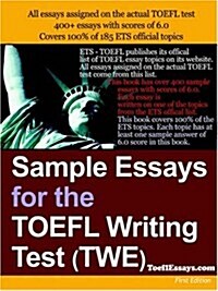 Sample Essays for the TOEFL Writing Test (Twe) (Paperback)