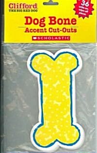 Clifford Dog Bone Accent Cut Outs (Cards)