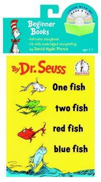 One Fish, Two Fish, Red Fish, Blue Fish Book & CD (Paperback) - I Can Read It All By Myself Beginner Books, Ages 3~7