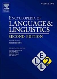Encyclopedia of Language And Linguistics (Hardcover, 2nd)