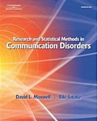 Research And Statistical Methods In Communication Sciences And Disorders (Hardcover)