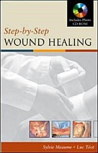 Step-By-Step Wound Healing [With CDROM] (Paperback)