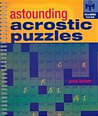 Astounding Acrostic Puzzles (Paperback, Spiral)