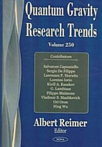 Quantum Gravity Research Trends V. 250 (Hardcover, UK)