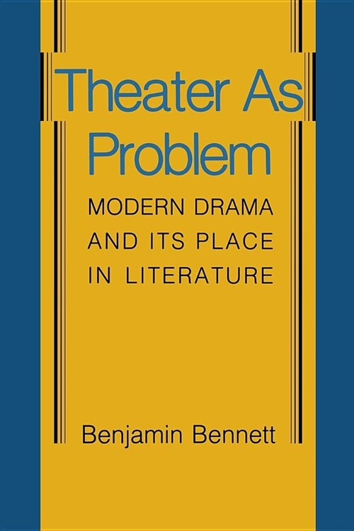 Theater As Problem (Paperback)