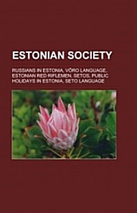Estonian Society (Paperback)