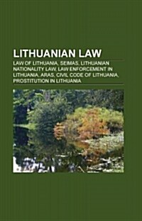 Lithuanian Law (Paperback)
