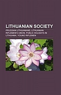 Lithuanian Society (Paperback)