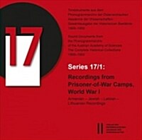Recordings from Prisoner-Of-War Camps, World War I: Armenian - Jewish - Latvian - Lithuanian Recordings (Audio CD)