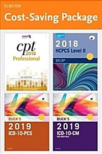 2019 ICD-10-CM + 2019 Icd-10-pcs Ed. + 2018 HCPCS Professional Ed. + AMA 2018 CPT Professional Ed. (Paperback, PCK, Spiral)