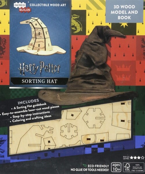 IncrediBuilds: Harry Potter: Sorting Hat Book and Model Set (Game)