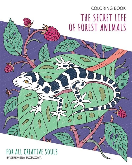 Coloring Book: The Secret Life of Forest Animals (Paperback)