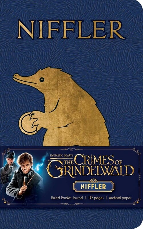Fantastic Beasts: The Crimes of Grindelwald: Niffler Ruled Pocket Journal (Hardcover)