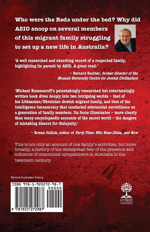 Reds Under the Bed: Asio and an Unusual Bunch of Suspects (Paperback)