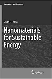 Nanomaterials for Sustainable Energy (Paperback)