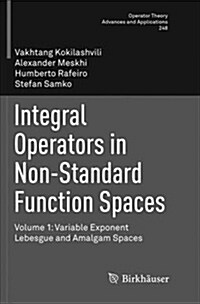 Integral Operators in Non-Standard Function Spaces: Volume 1: Variable Exponent Lebesgue and Amalgam Spaces (Paperback)