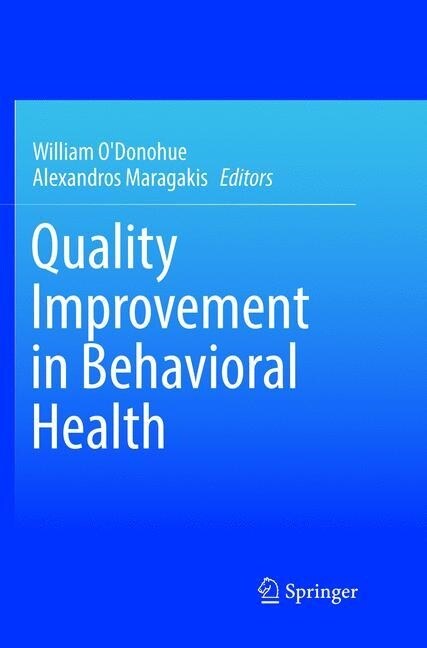 Quality Improvement in Behavioral Health (Paperback)