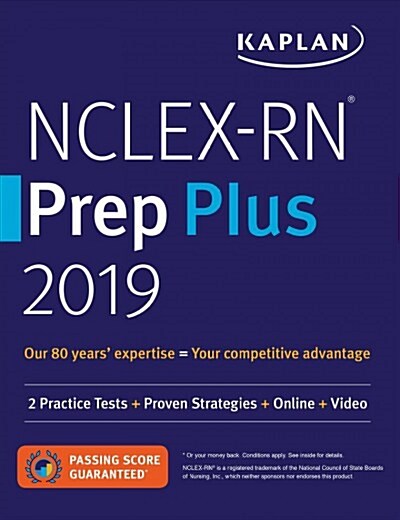 Nclex-RN Prep Plus 2019: 2 Practice Tests + Proven Strategies + Online + Video (Paperback)