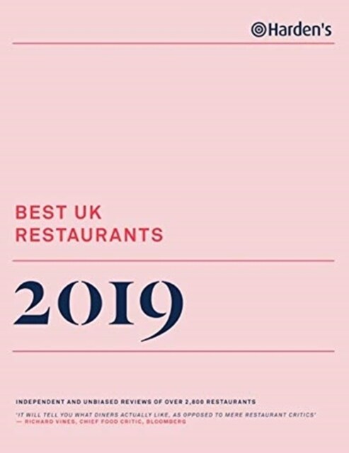 Hardens Best UK Restaurants 2019 (Paperback)