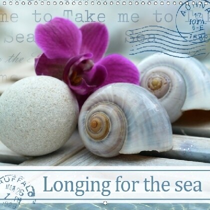 Longing for the sea 2019 : Twelve collages with little treasures from the sea (Calendar)