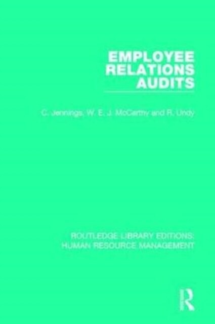 Employee Relations Audits (Paperback)