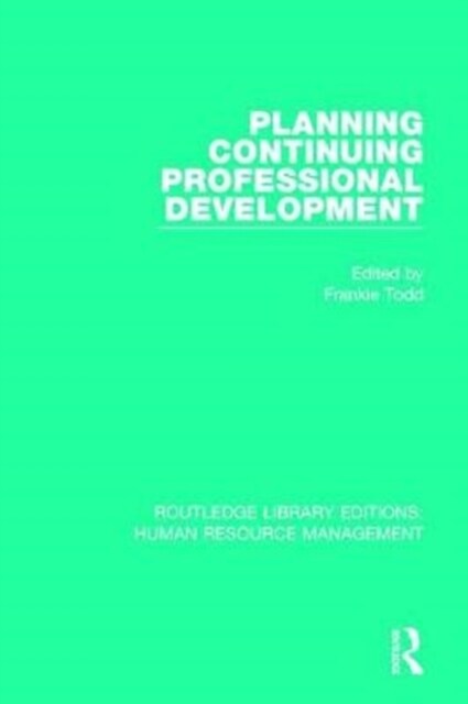 Planning Continuing Professional Development (Paperback)