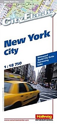 Hallwag International City Flash New York City (Paperback, FOL, LAM, MA)
