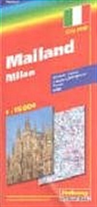 Hallwag Mailand / Milan Road Map (Map)