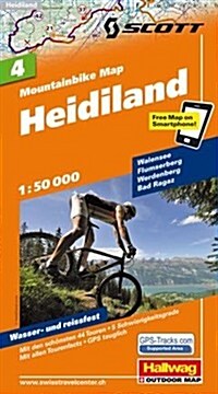 Hallwag Heidiland Road Map (Map)