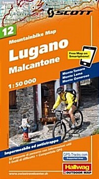Hallwag Lugano Road Map (Map)