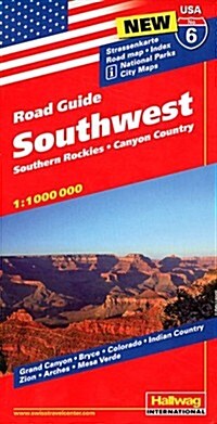 USA Southwest Road Guide (Folded, New)