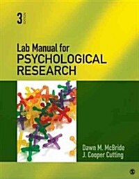 Lab Manual for Psychological Research (Paperback, 3)