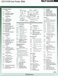 Icd-9-cm 2006 Fast Finder Pediatrics (Cards, LAM)