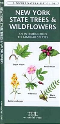 New York State Trees & Wildflowers: A Folding Pocket Guide to Familiar Species (Paperback)