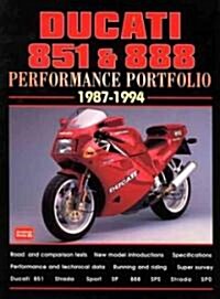 Ducati 851 and 888 Performance Portfolio 1987-1994 (Paperback)