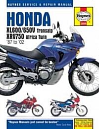 Honda Xl600/650v Transalp, Xrv750 Africa Twin 87 to 02 (Hardcover)