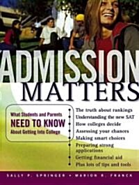 [중고] Admission Matters (Paperback)