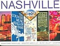Nashville, Tennessee Popout Map (Paperback)