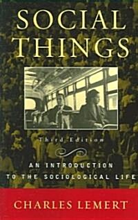 Social Things (Paperback, 3rd)