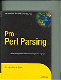 Pro Perl Parsing (Hardcover)