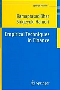 Empirical Techniques in Finance (Hardcover, 2005)