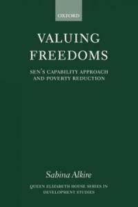 Valuing freedoms : Sen's capability approach and poverty reduction
