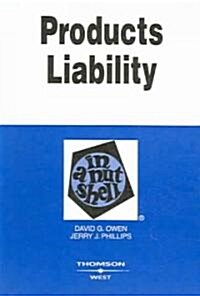 Products Liability in a Nutshell (Paperback, 7th)
