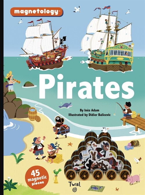 Pirates: 45 Magnetic Pieces (Hardcover)